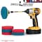 Drillbrush Drill Brush - Drill Attachment - Kitchen - Bathroom - Power Scrubber P P4-3RB-3V-5X-QC-DB - alternate 5